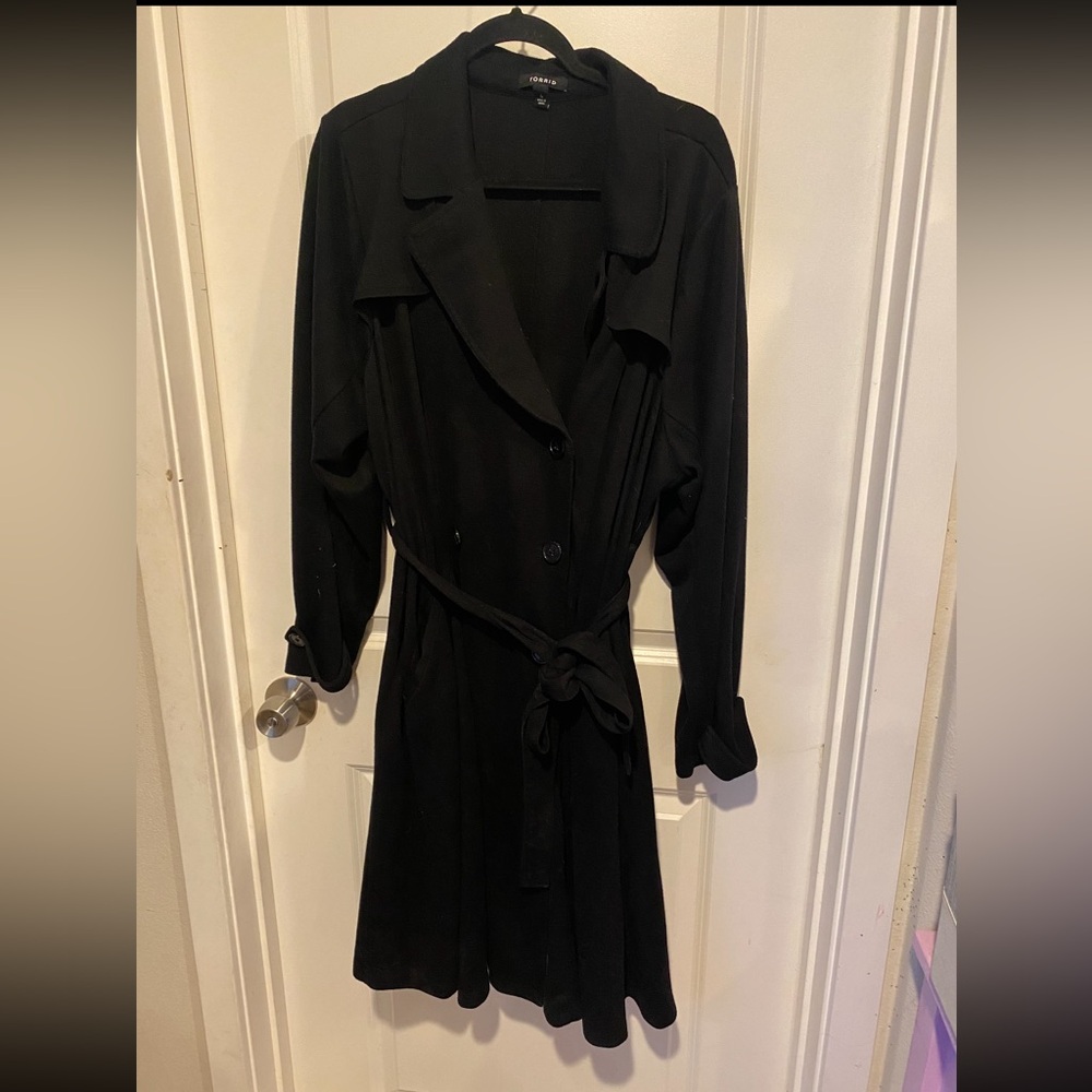Torrid Elegant Black Outerwear Jacker Size 4xl